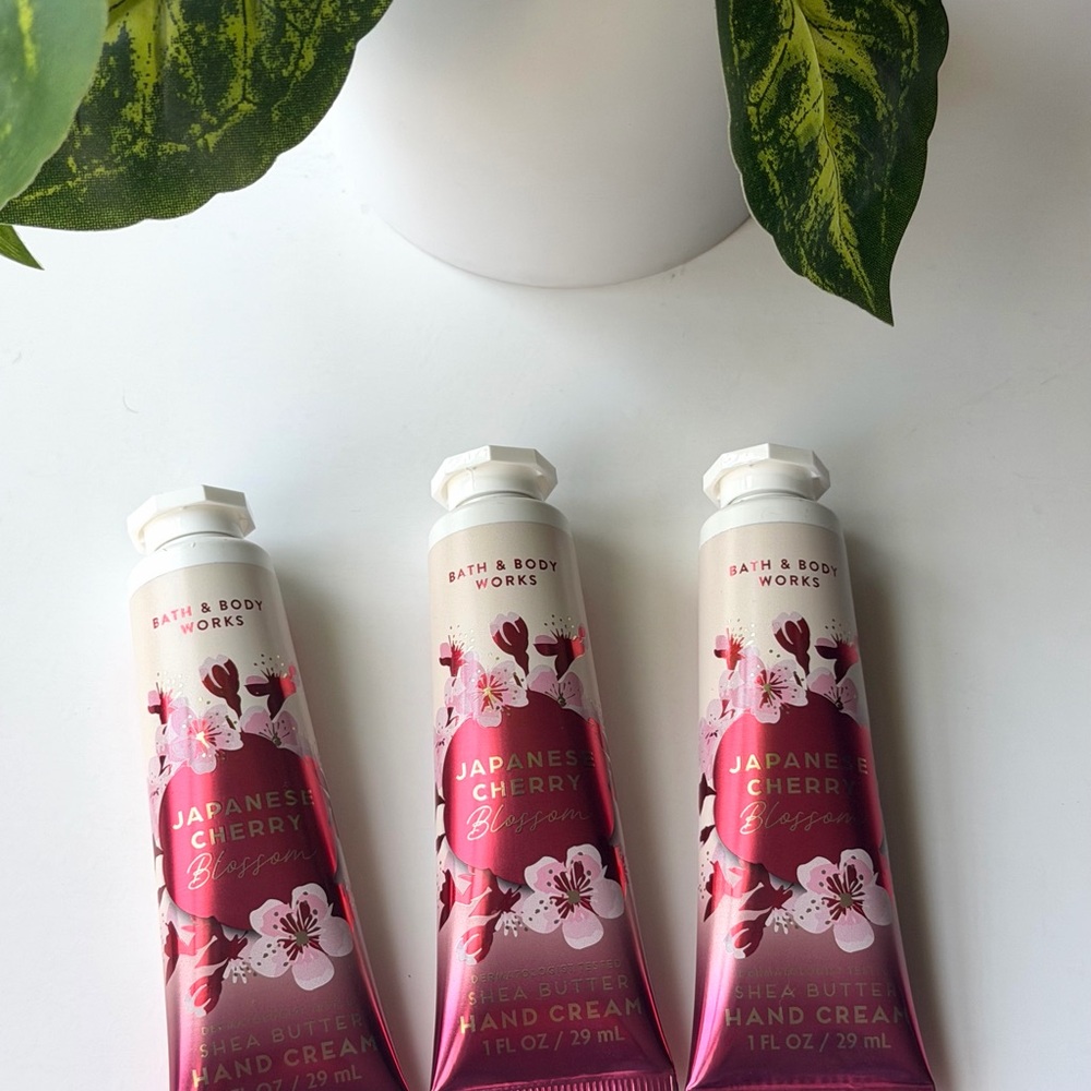 Bath & Body Works Cherry Blossom Hand Cream Trio